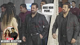 Salman Khan MASTI and Stylish Entry at Aamir Khan’s Daughter Wedding Reception