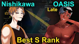 The Spike. Volleyball 3x3. Nishikawa vs OASIS (Late). Battle of the Best S Rank