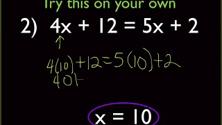 Solving Equations with Variables on Both Sides