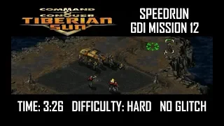 SPEEDRUN: C&C Tiberian Sun GDI Mission 12 (Hard). NO GLITCH.