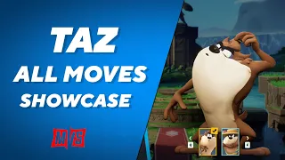 Multiversus: Taz Moves Showcase | Watch All Moves Taz Can Make!