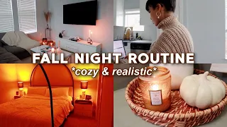 FALL NIGHT ROUTINE 2021 *cozy fall night routine* 🍂