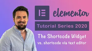 Elementor Shortcode Widget | Elementor Tutorial Series 2020