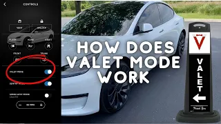 How Does Tesla Valet Mode Work - 2021 Tesla Model 3