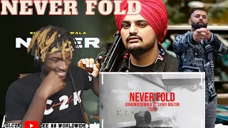 Never Fold - Sidhu Moose Wala | Thug Life | First Time Hearing It | Reaction!!!