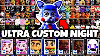 I Beat the FNAC Challenge in ULTRA Custom Night! (Candy Was Defeated)