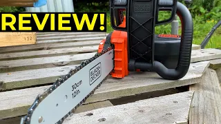 A powerful 40v cordless Chainsaw from Black and Decker | My Review!