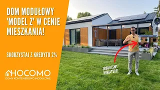 DOM MODUŁOWY 70m2 w cenie KAWALERKI. Skorzystaj z KREDYTU 2% i ciesz się wymarzonym domem! | HOCOMO