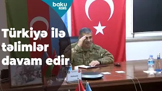 Birgə taktiki-xüsusi təlimlər davam edir - Baku TV