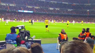 Real Madrid x Borussia Dortmund no Estadio Santiago Bernabeu