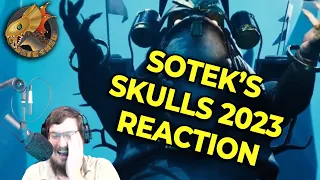 Skulls Showcase Reaction with Sotek! Realm of Ruin, Harry the Hammer, and Bloodbowl Lizardmen!