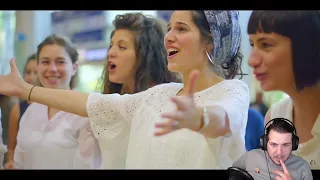 Jerusalem Academy flashmob - Hevenu Shalom Alehem | Reaction