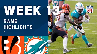 Bengals vs. Dolphins Week 13 Highlights | NFL 2020