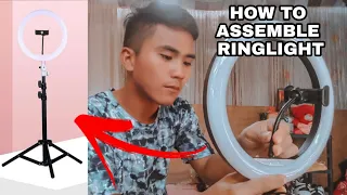 HOW TO ASSEMBLE  RINGLIGHT STEP BY STEP || Tagalog Tutorial || NELSON MONTESA