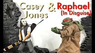 Neca Toys TMNT Original Movie Two Pack CASEY JONES & RAPHAEL In Disguise Action Figure Review