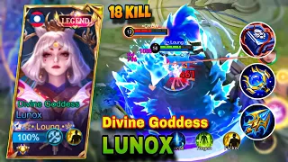 MANIAC! Lunox Divine Goddess Skin Gameplay🔥 | Mobile Legends