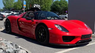 Stockholm Porsche day (2X 918, Carrera GT and more!!)