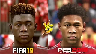 FIFA 19 Vs. PES 2019 | Best Defender Faces | LB, CB, RB | Gameplay Comparison