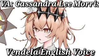 NEW Vendela English Voice! ALL Voicelines (E2 + Max Trust) | Arknights