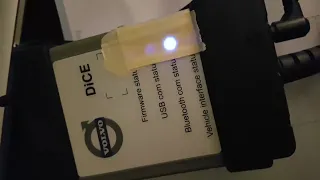 VIDA DICE volvo problem, not detected by pc USB, sometimes goes RED LED