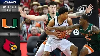 Miami vs. Louisville Condensed Game | 2018-19 ACC Basketball