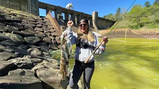 She SMASHED The BIG SLABS at this HUGE SPILLWAY! -- We FOUND Them SUPER LOADED in the FAST WATER!