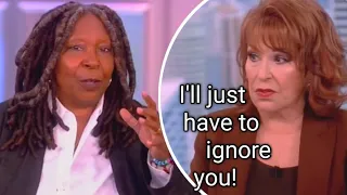 Whoopi Goldberg EMBARRASSED and Acusses Co-host Joy Behar of trying to OVERSHADOW her.