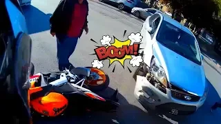 MOTORCYCLE CRASHES and MISHAPS 🔥 ROAD RAGE  MIRROR SMASHING! [Ep #27]