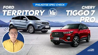 Ford Territory Titanium vs Chery Tiggo 7 Pro | Philkotse Spec Check