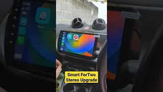 ✅ Smart Fortwo (C453/A453) Stereo Upgrade #shorts  #smartfortwo #carplay