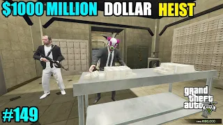 GTA 5 : STEALING 1000 MILLION DOLLAR GOLD | techno gamerz gta 5 #149