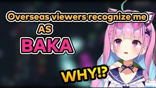 [Eng Sub] Aqua: "Overseas viewers recognize me as BAKA, WHY!?" (Minato Aqua)[Hololive]