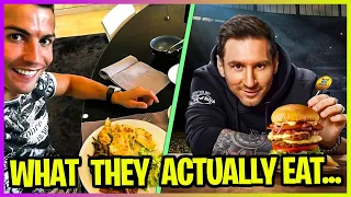 Unbelievable THINGS That Football Players Actually Eat!!