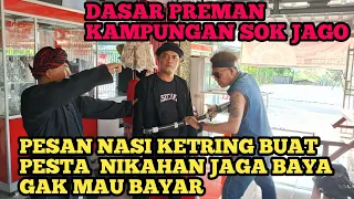 CIK BELANGE DAN RENGGO DI UTUS BANG REY PEMILIK WARUNG KETRING KETAKUTAN KI JAGA BAYA GAK BAYAR