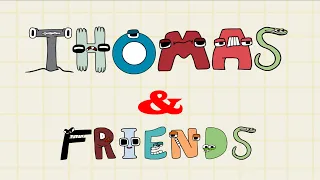 THOMAS & FRIENDS | Alphabet Lore PARODY COMPILATION / Alphabet Lore animation @Mike Salcedo