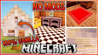 This House is 100% Vanilla Minecraft!! (Not a resource pack)