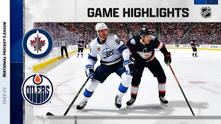 Jets @ Oilers 12/31 | NHL Highlights 2022