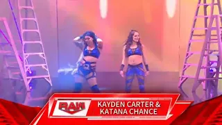 Kayden Carter & Katana Chance Entrance - RAW: June 19, 2023