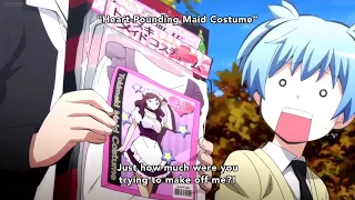 Karma Tries To Get Nagisa To Cosplay As A Maid | Assassination Classroom