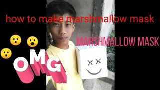 how to make marshmallow head (mask) sourav's blogs