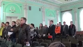 Друга сесія депутатів міської ради 18-12-2015 , м.Лебедин, перше пленарне засідання