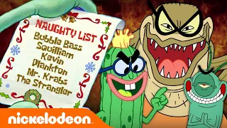 Who Is The Naughtiest in SpongeBob SquarePants? 😈 | Nickelodeon Cartoon Universe