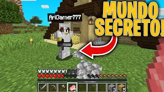 Encuentro el MUNDO SECRETO de MI NOVIA en MINECRAFT! 💎 ¡ME ATACA!