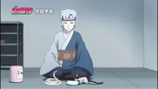 Boruto Episode 104 Sub Indo - Mitsuki memelihara kucing pencuri dalam misi mereka