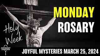 Monday Rosary ᐧ Joyful Mysteries of the Rosary 💜 March 25, 2024 VIRTUAL ROSARY