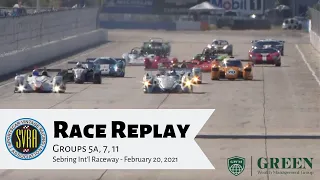 FULL RACE: Group 5a/7/11 Race 1 at Sebring Raceway, February 2021