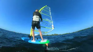 Wind Foil Gybing Practice at Scenic View