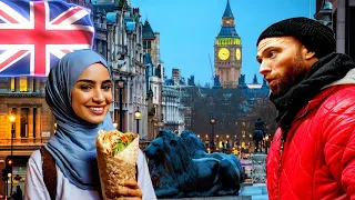 London's Middle Eastern Food At Night!! Inside The Arabic Capital Of England!!