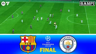 Barcelona vs Manchester City / UEFA Champions League 2024 Final / EA FC 24 Gameplay PC