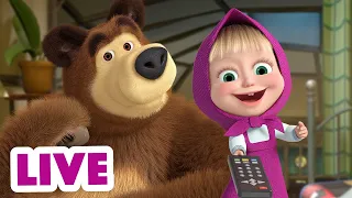 🔴LIVE! 🐻👱‍♀️ Маша и Медведь 📋🖊️ Лесные заметки 🌳🌲 Мультик для детей